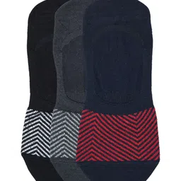 Balenzia Men Pack of 3 Assorted Patterned Shoe Liners-1