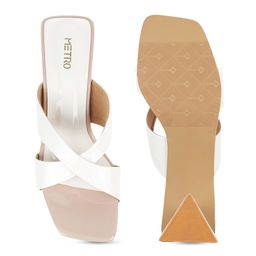 Metro Open Toe Block Heels image 5