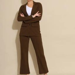 SELVIA Brown Maxi Co-Ord Set-image-2