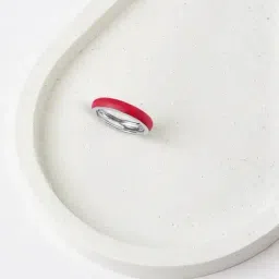 Mia by Tanishq 925 Silver Fiery Red Silver Finger Ring-image-40