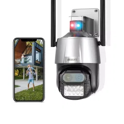 Golens V57 8 MP PTZ WiFi CCTV Camera with 8X Zoom & Night Vision (Silver)-image-19