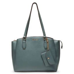 Anne Klein Rosemary  Solid Shoulder Handbag with Card Case-27