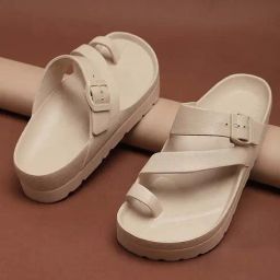 Truffle Collection Women's Sand Toe Ring Wedges-image-1