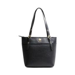 Anne Klein Black Solid Tote Handbag-37
