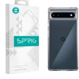 Sprig Transparent Back Cover for GOOGLE PIXEL 6A (Transparent)-image-57