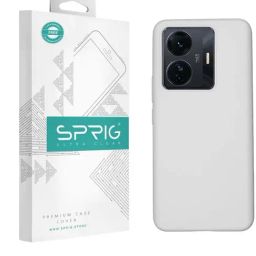 Sprig Liquid Silicone Back Cover for IQOO Z6 Pro 5G (White)-picture-29