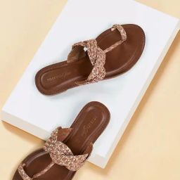 Forever Glam by Pantaloons Women's Multicolor Toe Ring Sandals-image-37