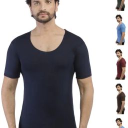 Vip Multicolored Regular Fit Vest - Pack Of 6-picture-23