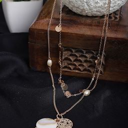 Madame Coin Chain Layered Necklace-image-40