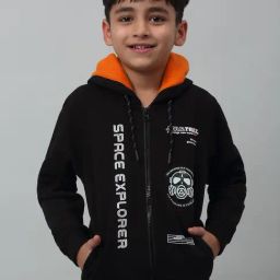 Cantabil Kids Black Printed Full Sleeves Sweatshirt-image-31