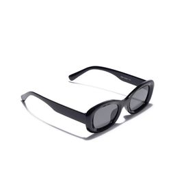 DressBerry Unisex Black Lens & Black Rectangle Sunglasses with UV Protected Lens-43