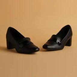 Eridani Women's Gina Black Loafers-image-56
