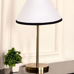 Aura White Metal Traditional Frusturical Shaped Table Lamp-image-50
