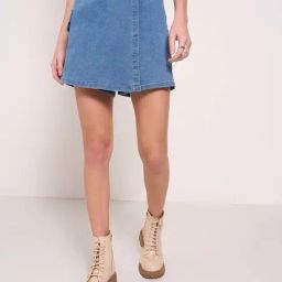 SF Jeans by Pantaloons Blue Skirt-image-43