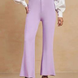 Color Capital Purple Skinny Trousers-picture-16