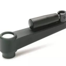 Elesa+Ganter MT.130+IR-A14 Technopolymer Black Crank Handle-image-40