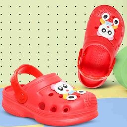 Trendmode Kids Self Design Led Light Flip Flop Clogs-22