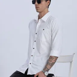 ODCC Spread Collar Comfortable Cotton Regular Fit Shirt-picture-28