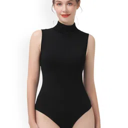 ZEROZABAR Mock Neck Bodysuit-image-68