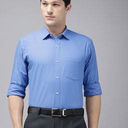 Park Avenue Pure Cotton Slim Fit Opaque Formal Shirt-image-44