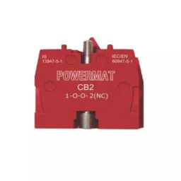 POWERMAT Contact Blocks Normally Open (NO) and Closed (NC) Red for Industrial, CB 2 (NC)-image-7