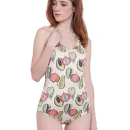 La Intimo Multicolor Printed Monokini Swimsuit-image-84