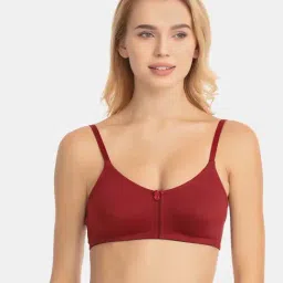 Rosaline by Zivame Red Non Wired Non Padded T-Shirt Bra-image-37