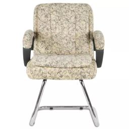 Ib basics Beige Leatherette Baxtonn Office Visitor Chair-80