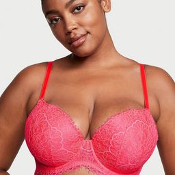 Victoria's Secret Dream Angels Plus Size Floral Lace Everyday Bra With All Day Comfort-28