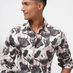Locomotive Men Premium Satin Printed Occasion Shirt-image-59