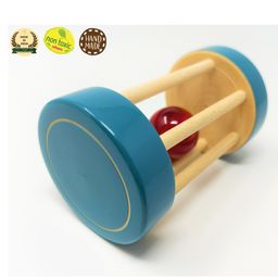 A&A Kreative Box Wooden Rolling Ball Hand Rattle - Color May Vary-16