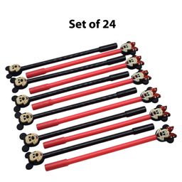 Asera 24 Pcs Mickey Minnie Pen Fancy Pen Gel Pen for Kids - Multicolor-17