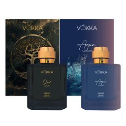 VOKKA Oud & Aqua Perfume Long Lasting Luxury Fragrance Eau De Parfum for Women - 100 ml Each (Pack of 2)-image-4