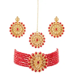 Anouk Women Red Jewellery Set-60