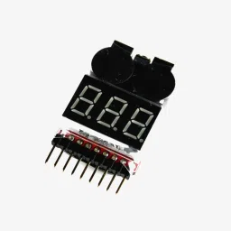 Lithium/Lipo Battery Voltage Tester for 1s-8s (Low Voltage Buzzer Alarm) for Lipo and NMC Battery Packs image 2