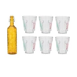 SOMIL Yellow Glass Airtight Can Bottle-image-63