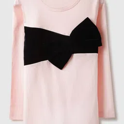 United Colors of Benetton Girls Solid Round Neck Pure Cotton T-shirt-picture-22