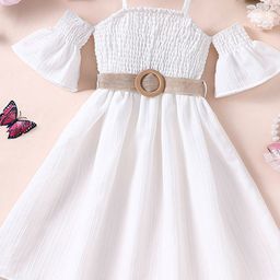 LULU & SKY Flared Sleeve Fit & Flare Dress-image-45