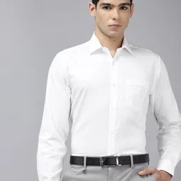 Van Heusen Custom Fit Striped Pure Cotton Formal Shirt-picture-6