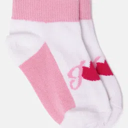 Blue Giraffe Girls Patterned Ankle-Length Socks-image-44