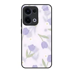 QRIOH Floral Printed Oppo Reno13 5G Back Case Mobile Accessories-image-97