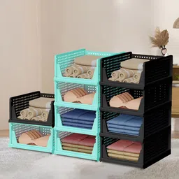 RUBOXA Green Set of 6 Regular Multi-Utility Organisers-20