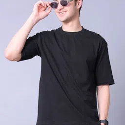 Lazy Lush Men Extended Sleeves Monochrome T-shirt-80