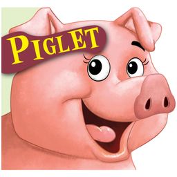 Board Book Piglet Cutout Board Book - English-73