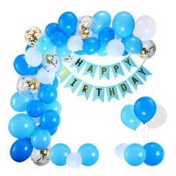 Party Propz Birthday Decoration Material Combo Blue - Pack Of 41-image-58