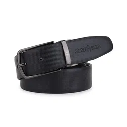 Scrumbler Men Textured Leather Reversible Formal Belt-image-39