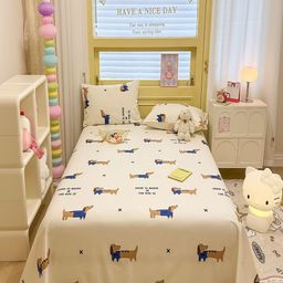 JC HOME Off White & Brown Ethnic Motifs 200 TC Queen Bedsheet with 2 Pillow Covers-image-29