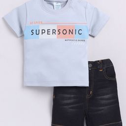 Dollar Boys Printed T-shirt with Shorts-image-84