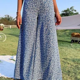 Stylecast X Kotty Women Floral Printed High-Rise Trousers-image-40