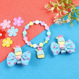 Asthetika Kids Girls Beaded Hair Accessory Set of-91
